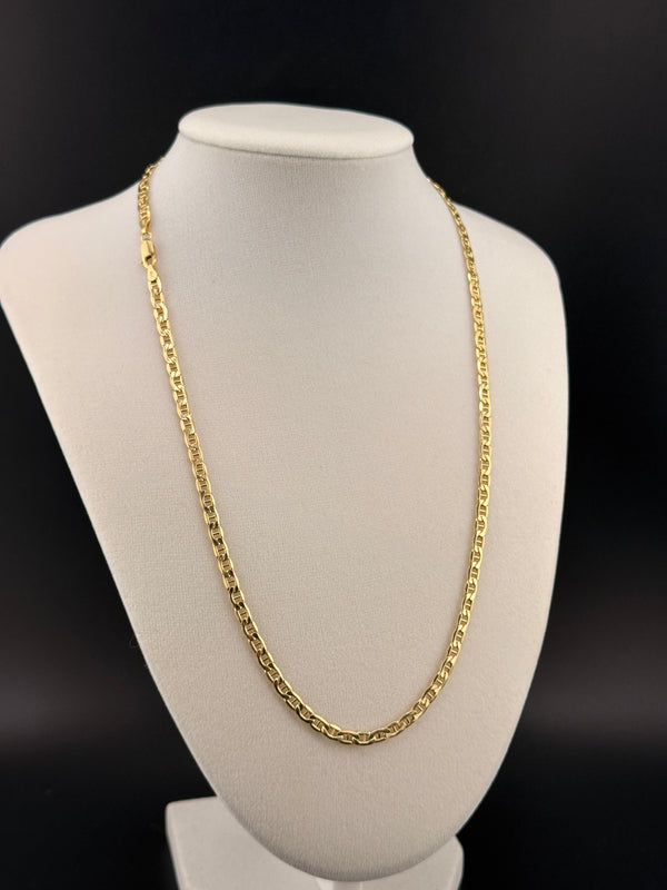 10K Gold Mariner Link Necklace 3.8 MM / 20-Inch – My Jewelry Connect